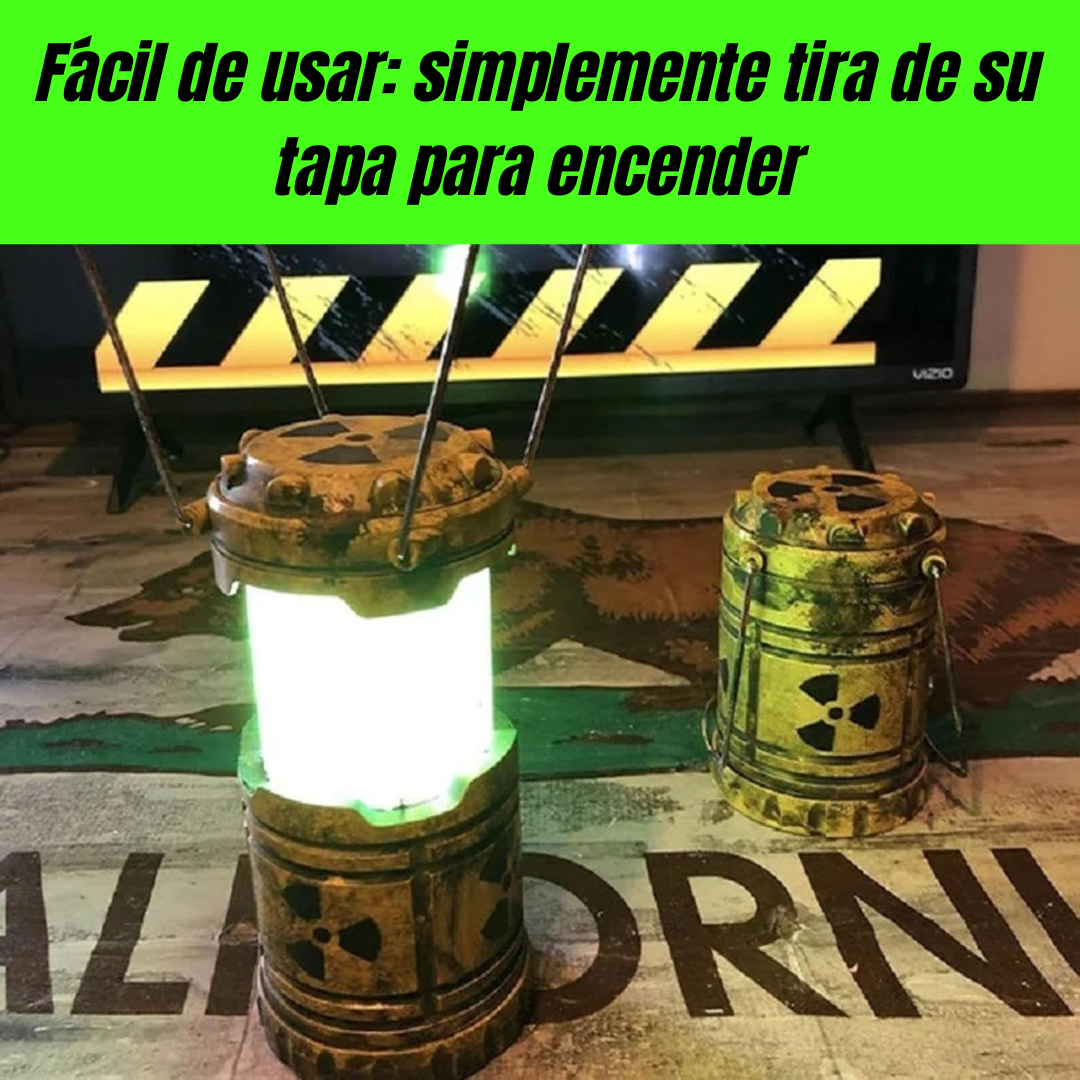 Lámpara de Reactor Nuclear